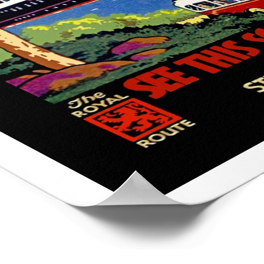 このスコットランドを最初に見ろ! ポスター (角)