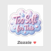 このステッカー、柔らかすぎてつらい シール (シート)