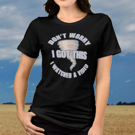 このストーム得チェザーは心配するな トライブレンドＴシャツ