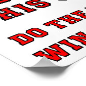 このスポーツのポスタおもしろいー ポスター (角)