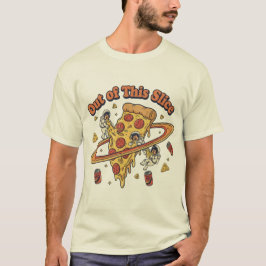 このスライスのピザアート Tシャツ