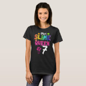 このスライムの女王は7歳の誕生日ガール 王冠 7歳 Tシャツ (正面フル)
