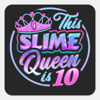 このスライムクイーンは10誕生日 スクエアシール