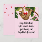 このスローガンの面白いカードで、永遠に一緒に過ごそう シーズンカード (正面/裏面)