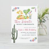 このセニョリータにはマルガリータが必要 |メキシコのフィエスタ 招待状 (スタンド正面)