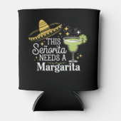 このセノリータにはマルガリータ・シンコ・デ・マヨが必要 缶クーラー (正面)