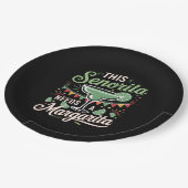 このセノリータはマルガリータが必要 – マルガリータ愛好家 ペーパープレート (アングル)