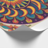 このタイトルは鍵キーワード(レトロ70s、Groovy)を使用 ラッピングペーパー (角)