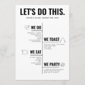 このタイムラインプロ結婚グラムを実行する プログラム (正面)