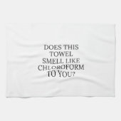 このタオルはクロロホルムの匂いがする キッチンタオル (横)