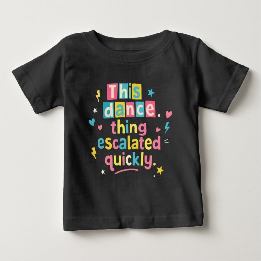 このダンスが急展開 ベビーTシャツ (正面)
