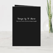 このダンスの誕生日カードのカスタマイズ カード (裏面)