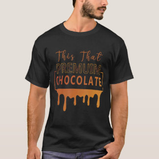 このチョコレートチョコレートアイディア Tシャツ