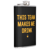 このチームは私を飲ませます フラスク (右)