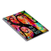 このツ得リートレンディー、おもしろい勇気付けられる ノートブック (右側)