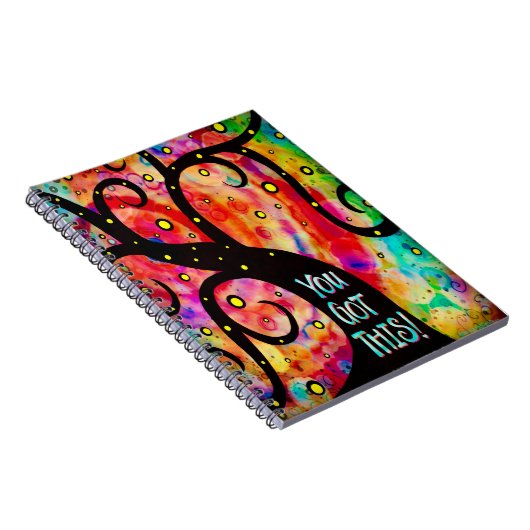 このツ得リートレンディー、おもしろい勇気付けられる ノートブック (右側)