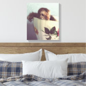 このティーカップのチリンだけ キャンバスプリント (インサイチュ (寝室))