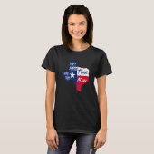 このテキサス州ママを困らせるな Tシャツ (正面フル)