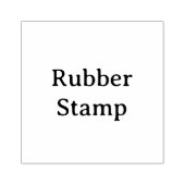 このテキストを削除して、オリジナルデザインを追加 2.5" x 2.5" ラバースタンプ (インプリント)