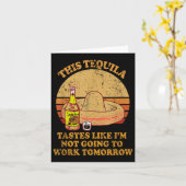 このテキーラはトモに勤めたくない カード (黄色い花)