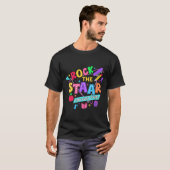 このテスト日のテスト得をロック先生の学生 Tシャツ (正面フル)