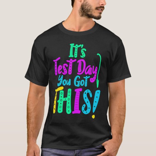 このテスト日得先生St Tシャツ (正面)
