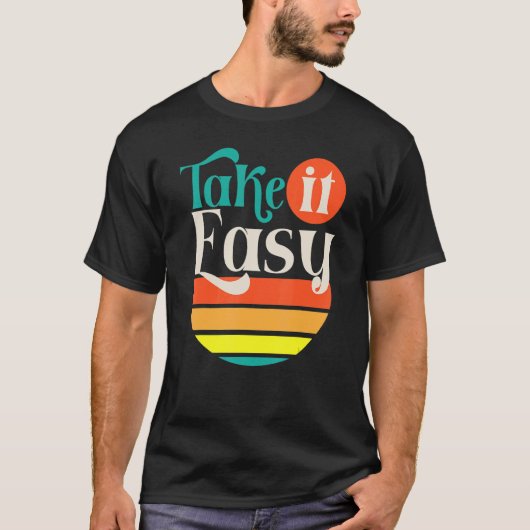 このテスト最高の日にはIt得簡単を実行 Tシャツ (正面)