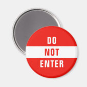 このテンプレートストップ署名をパーソナライズする – 入力しない マグネット (正面/裏面)