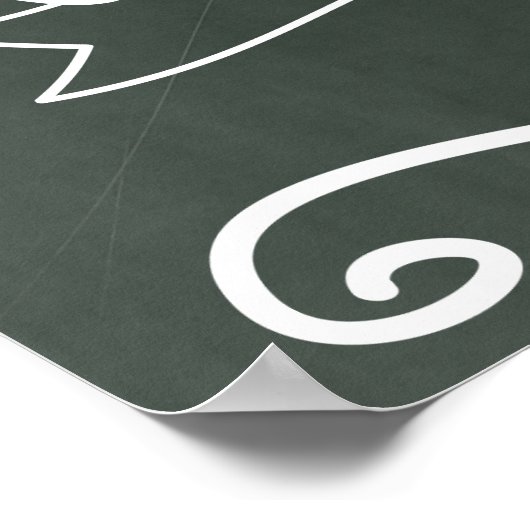 このテンプレート結婚で自分のウェルカムサインを作成 ポスター (角)