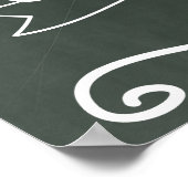 このテンプレート結婚で自分のウェルカムサインを作成 ポスター (角)