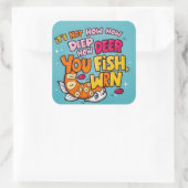 このデザインでおもしろいに飛お洒落び込め! スクエアシール (バッグ)