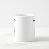 このデザインにあなたの子供の作品を加えて コーヒーマグカップ (中央)