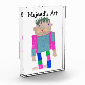 このデザインにあなたの子供の作品を加えて フォトブロック (左)