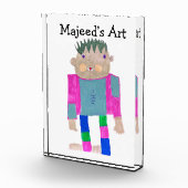 このデザインにあなたの子供の作品を加えて フォトブロック (右)