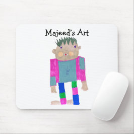 このデザインにあなたの子供の作品を加えて マウスパッド