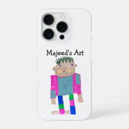 このデザインにあなたの子供の作品を加えて iPhone 16 PROケース