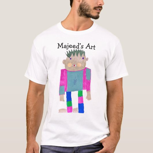 このデザインにあなたの子供の作品を追加 Tシャツ (正面)