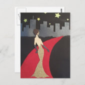 このデザインは常にグラマ感じラスになる！ ポストカード (正面/裏面)