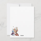 このトナカイは実に甘い シーズンカード (裏面)