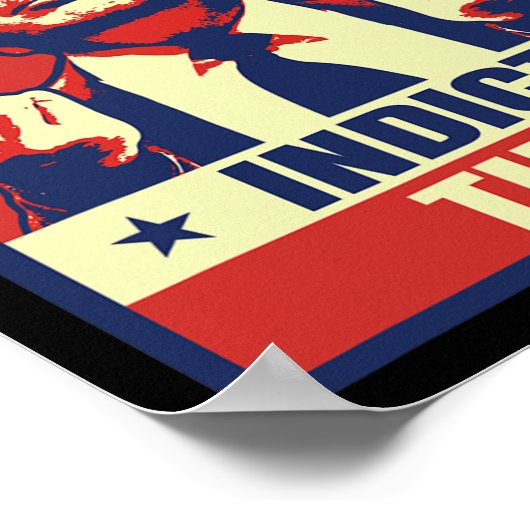 このトランプのプロプレジデントドナルド・トランプのサポーター ポスター (角)