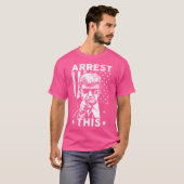 このトランプを逮捕する Tシャツ (正面フル)