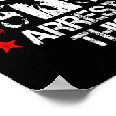 このトランプ中指プロトランプ2024 (背面) ポスター (角)