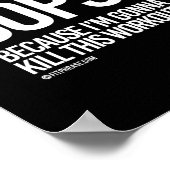 このトレーニングを殺すから警察を呼べ ポスター (角)