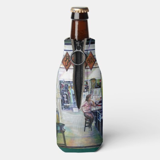 このドラゴンは来訓練車輪を持ってるのか？ ボトルクーラー (ボトル裏面)