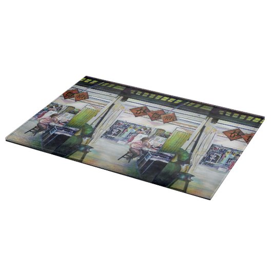 このドラゴンは訓練来車輪付きですか？ カッティングボード (角)