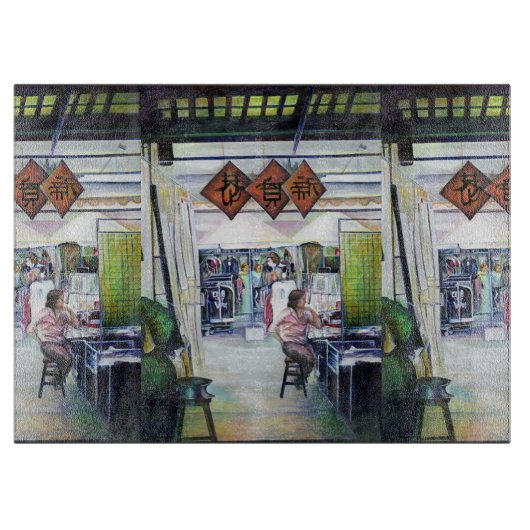 このドラゴンは訓練来車輪付きですか? カッティングボード (正面)