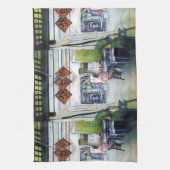 このドラゴンは訓練来車輪付きですか? キッチンタオル (縦)