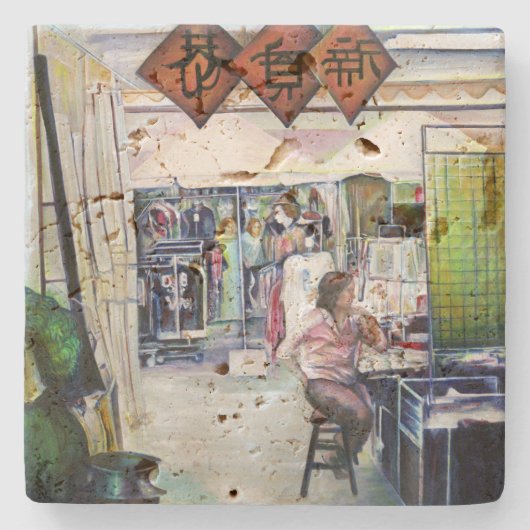 このドラゴンは訓練来車輪付きですか? ストーンコースター (正面)