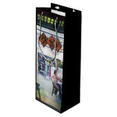 このドラゴン来はトレーニングホイール付き? ワインギフトバッグ (正面アングル)