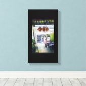 このドラゴン来は車輪が付いてるか? キャンバスプリント (インサイチュ (ウッドフロア))